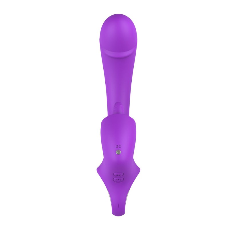  2 in 1 Powerful Clitoral Tongue vibrator G spot Stimulator licking vibrator Sex Toy for women