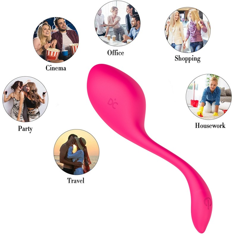 Silicone Vibrating Egg Vibrator With Remote Control G Spot Clitoris Massager For Women Masturbation Egg Vibrator