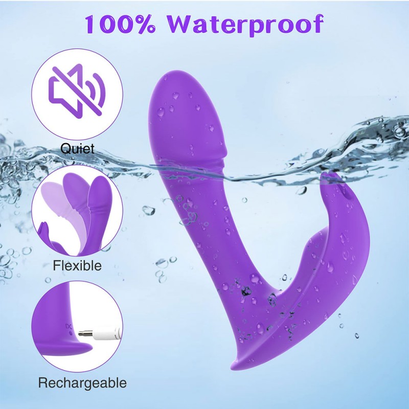 Wear vibrator Powerful Clitoral Tongue vibrator G spot Stimulator mini licking vibrator Sex Toy for women