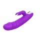 New Design Stretch G Spot Rabbit Vibrator 10 Vibration Modes Realistic Dildo USB Rechargeable Vibrator for Women