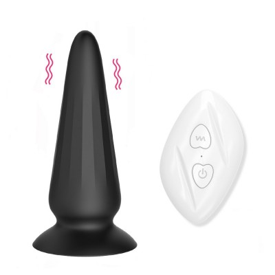 Awl shape Anal Vibrators Butt Plug Prostate Massager Silicone Penis Pleasure Sex Toys For Male