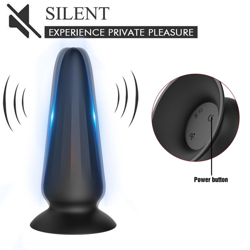 Awl shape Anal Vibrators Butt Plug Prostate Massager Silicone Penis Pleasure Sex Toys For Male